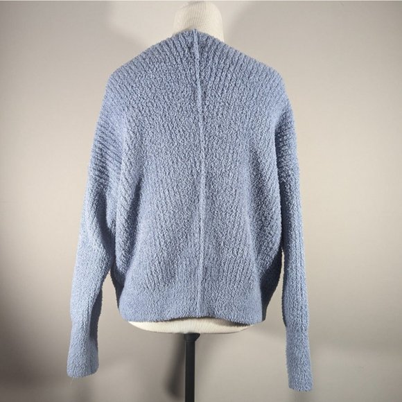 Sincerely Jules Baby Blue V Neck Cropped Sweater Women's Size S - Picture 3 of 5